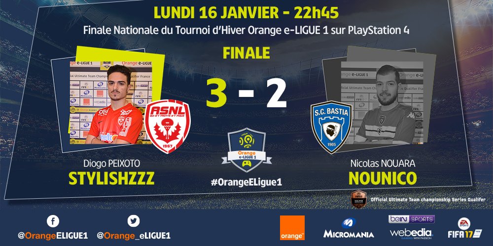FinalePS4 e-ligue 1 fifa 17