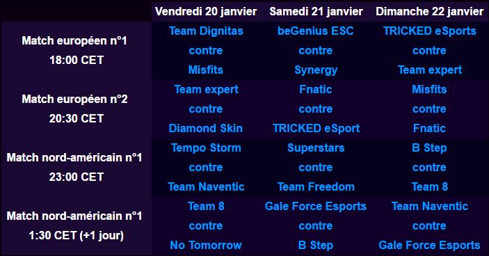 calendrier championnat du monde heroes of the storm schedule