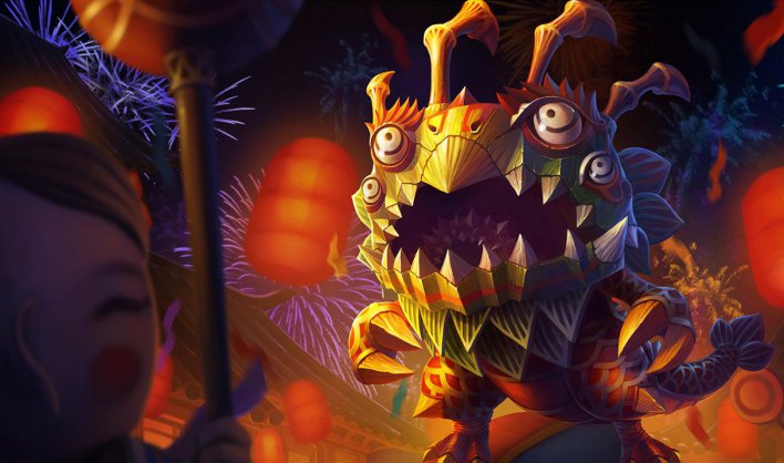 Kog'Maw lion chinois