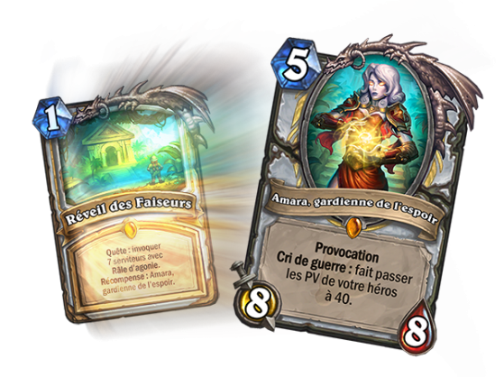 Hearthstone - Présentation de Voyage au centre d'Un'Goro - Cartes de quête