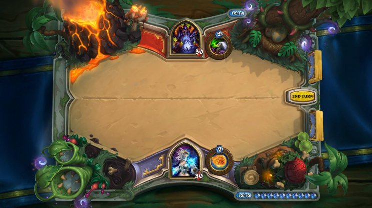 Hearthstone - Présentation de Voyage au centre d'Un'Goro - plateau