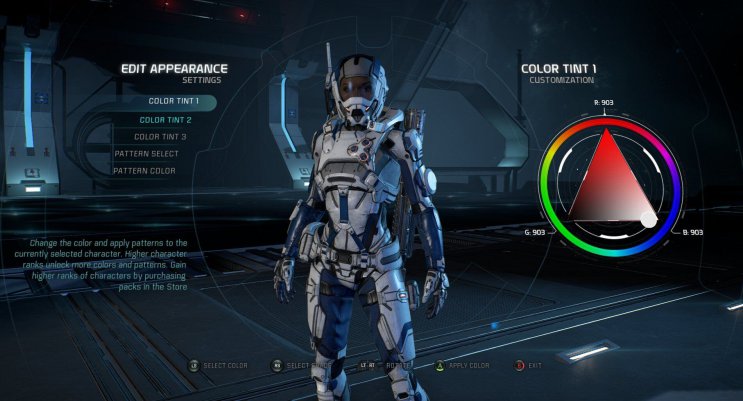 Mass Effect Andromeda - la sélection de personne en multijoueur 2