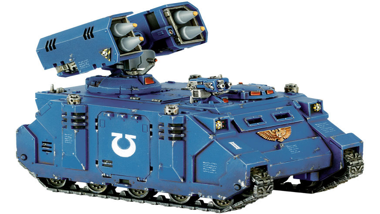 Un Whirlwind des Ultramarines.