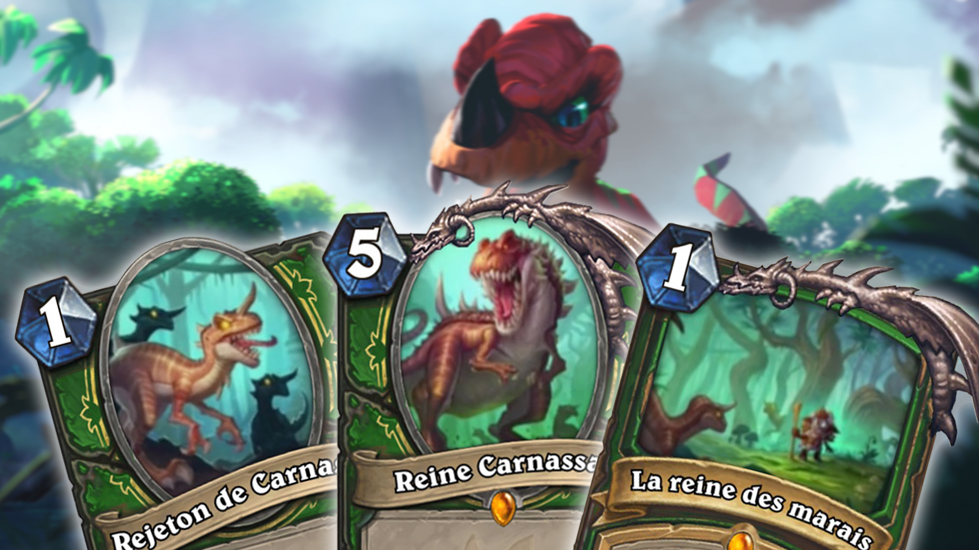 Hearthstone – Voyage au centre d’Un’Goro: Quête chasseur et 9 cartes