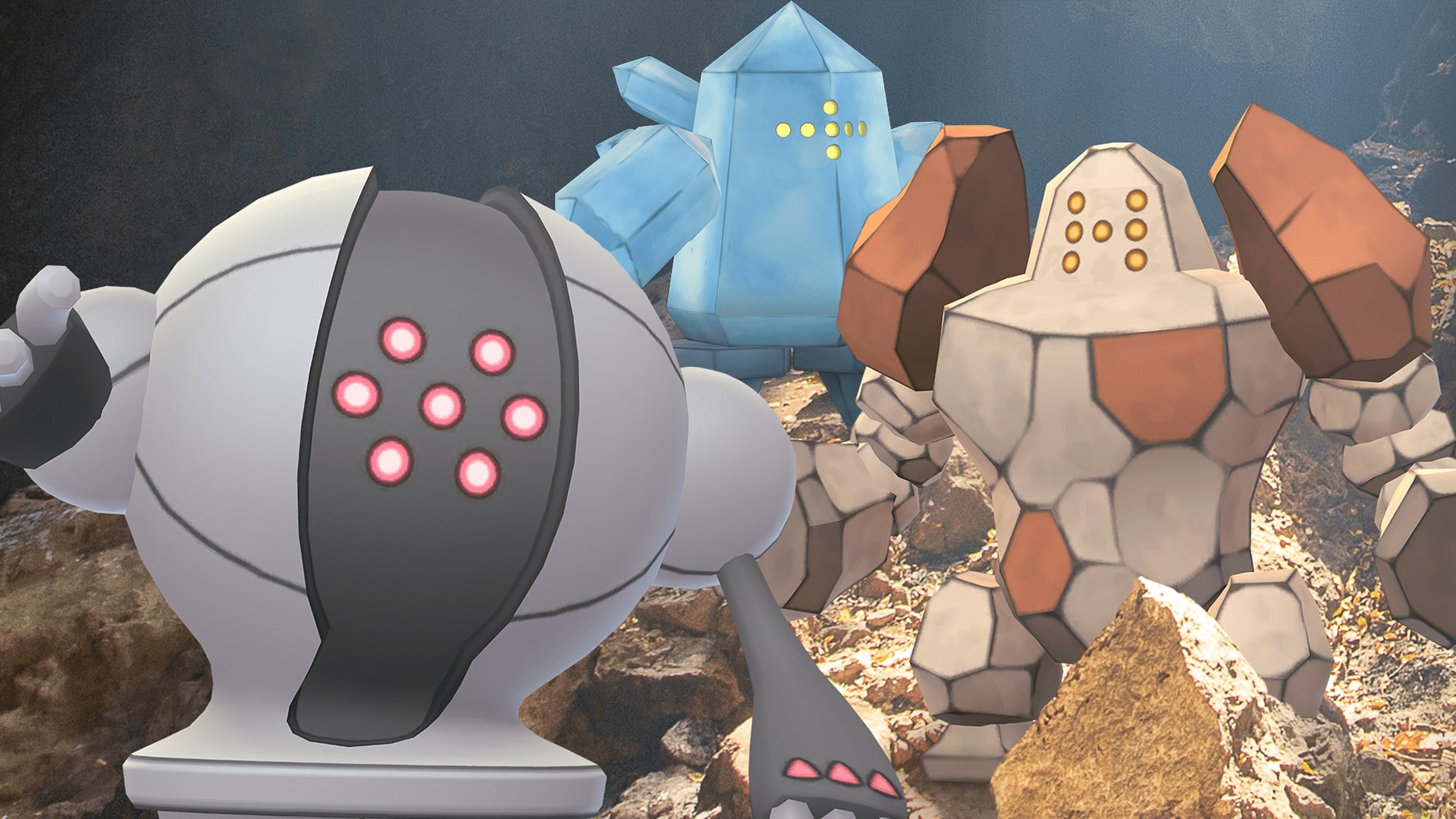 Une découverte colossale avec Regirock, Regice et Registeel