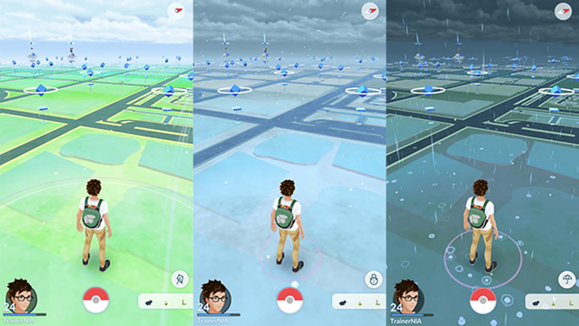 La météo et les boost météo dans Pokémon GO