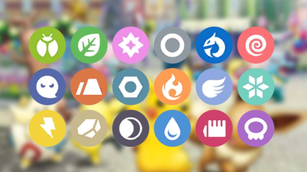 Forces et Faiblesses des Types sur Pokémon GO