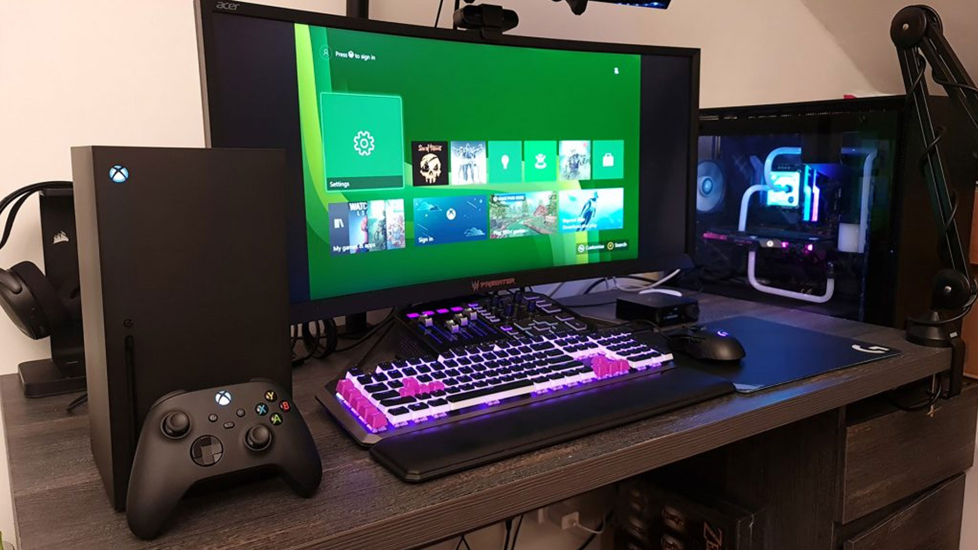 Utiliser-la-Xbox-series-comme-un-PC-avec-le-support-Clavier-Souris-pour-le-navigateur-Microsoft-Edge-clicks-and-games