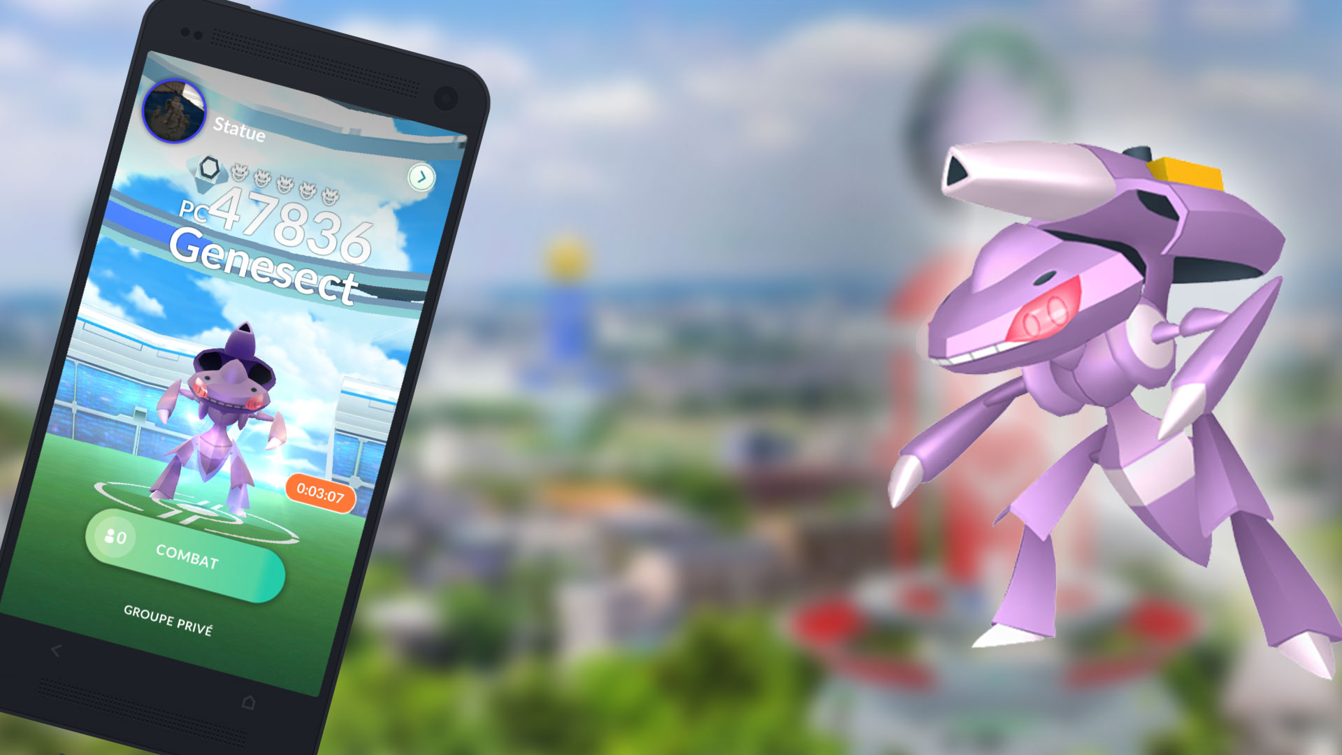 Raids - Battre Genesect (Normal), les meilleurs Pokémon pour le vaincre