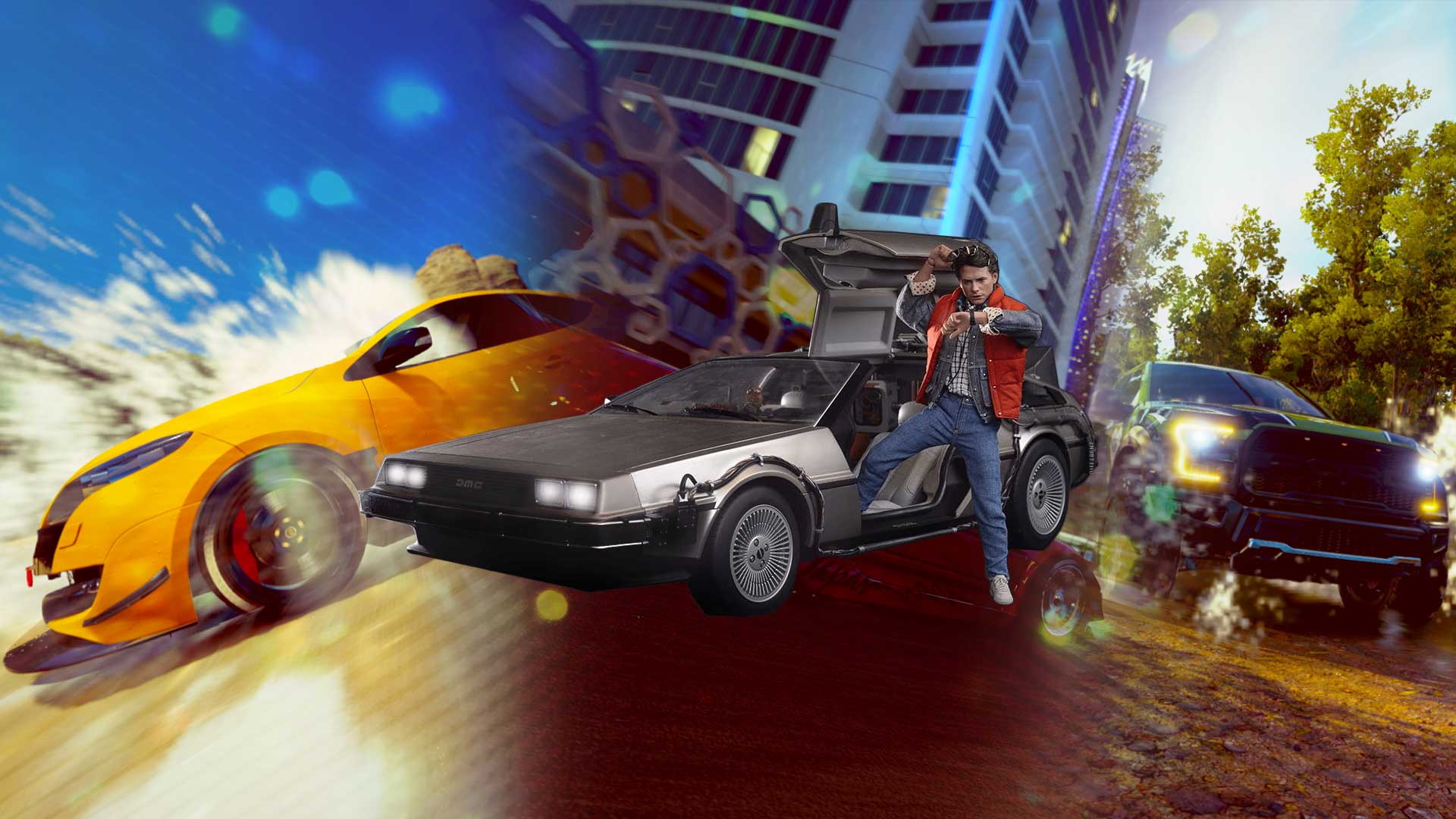 Retour vers le Futur dans Forza Horizon 5 avec la DeLorean