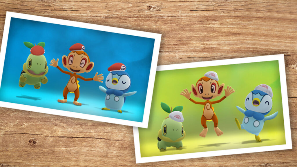 Célébration de Pokémon Diamant Étincelant et Pokémon Perle Scintillante sur Pokémon GO