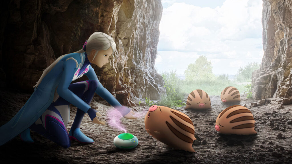 Journée encens Marcacrin avec d'autres Pokémon Sol et Glace