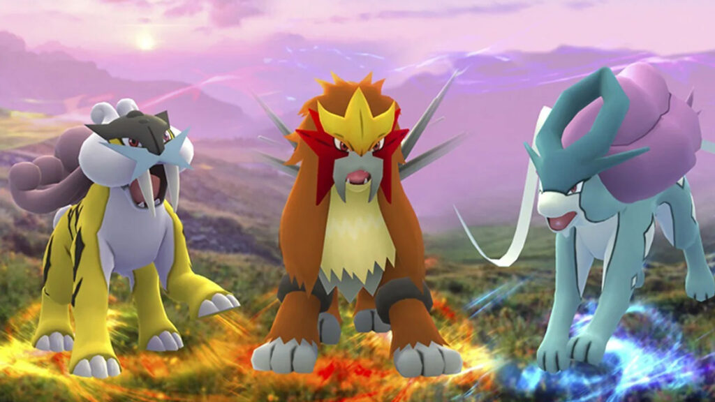Photo Safari de Raikou, Entei et Suicune - Guide de l'Étude ponctuelle