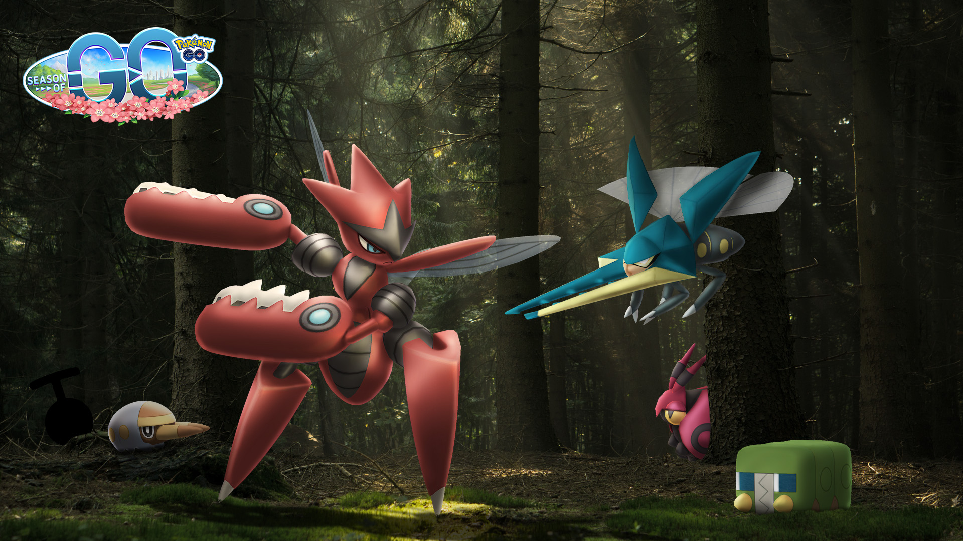 Insectomania dans Pokémon GO – Méga-Cizayox, Larvibule, et Venipatte chromatique s’installent!