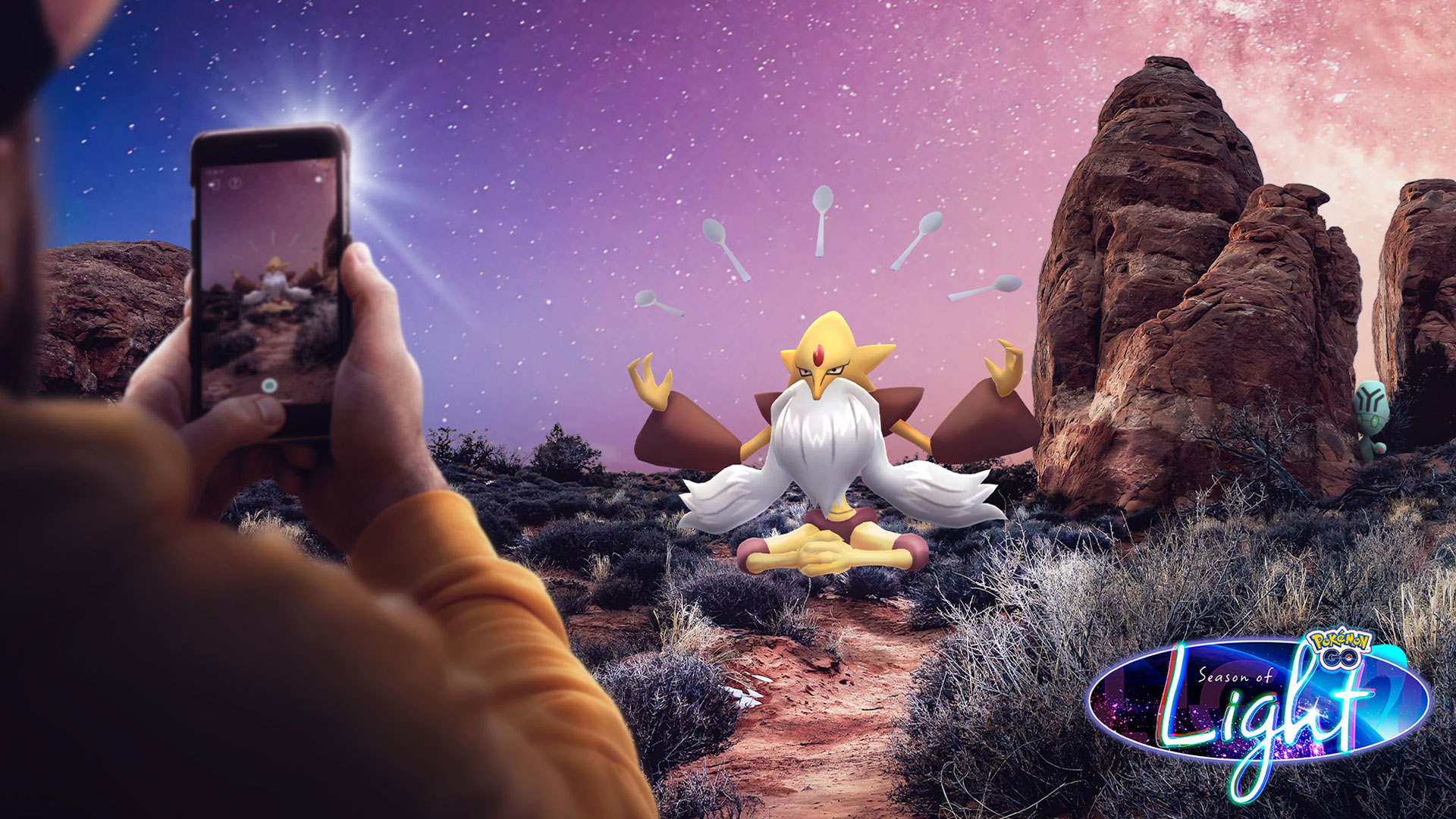 Méga-Alakazam et Lewsor chromatique pour la Fantasmagorie Psy 2022 sur Pokémon GO