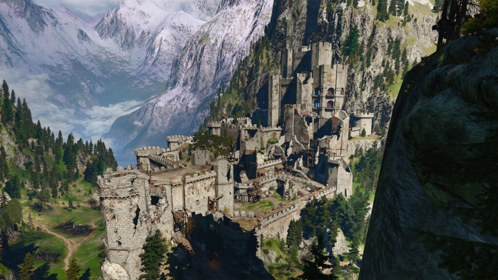 un-fan-réalise-une-réplique-en-légo-de-Kaer-Morhen-de-The-Witcher