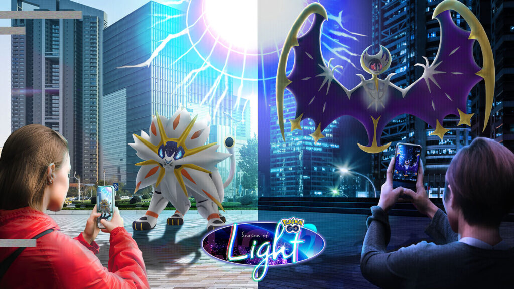 Solgaleo et Lunala sont les stars de l'événement Éclipse astrale sur Pokémon GO