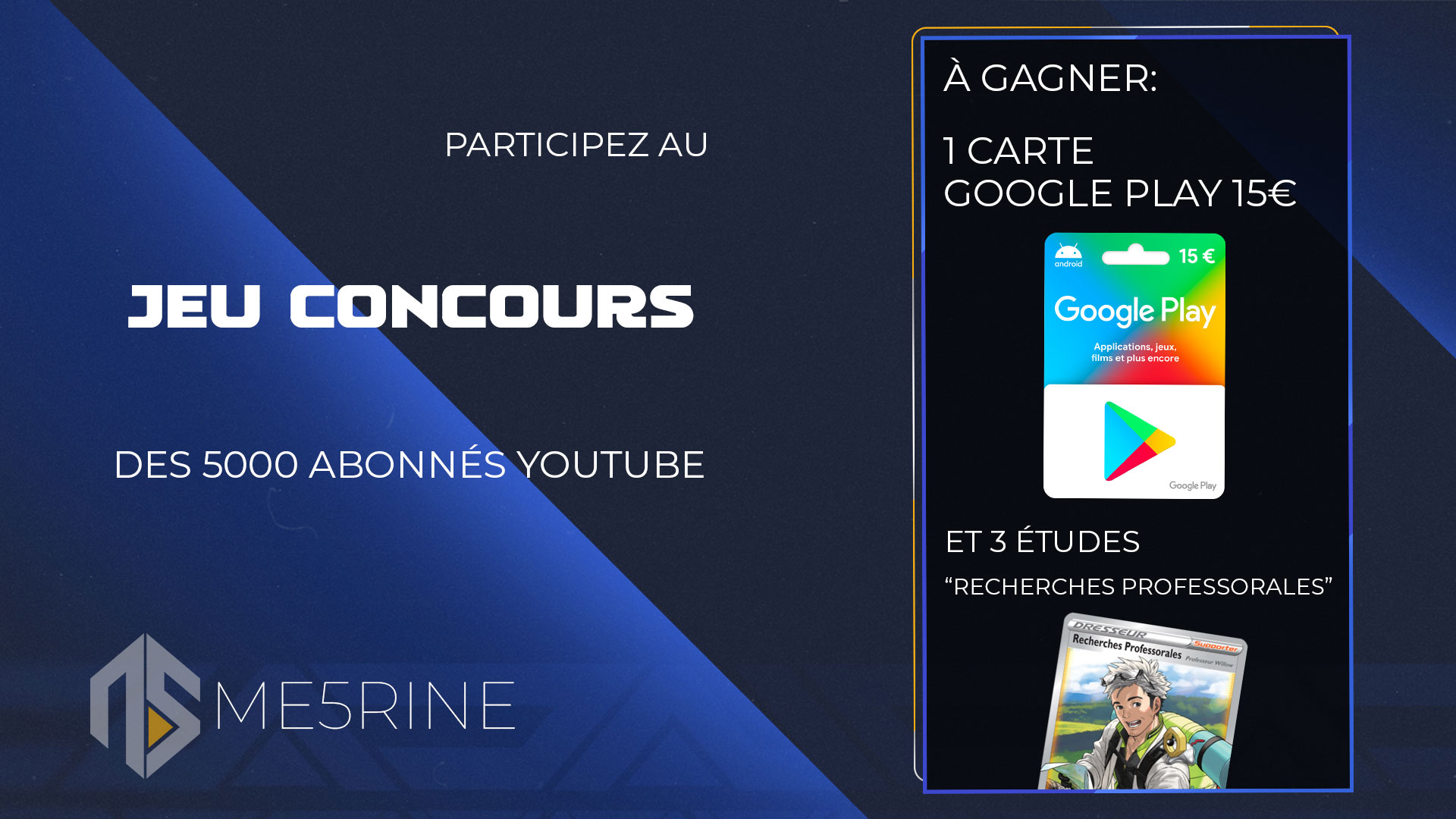 Carte Google Play 15€