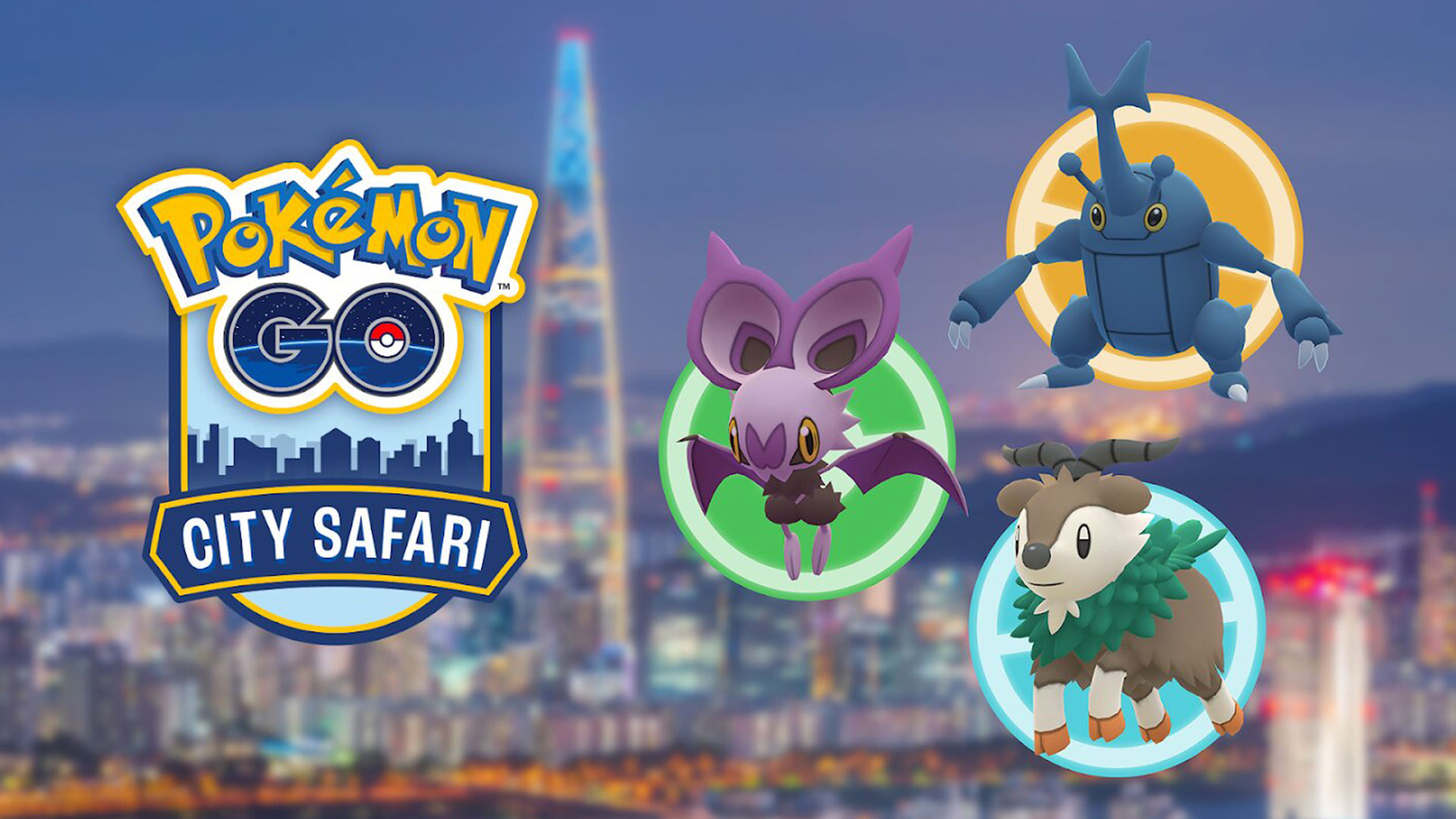 Safari Zone Séoul - Cabriolaine shiny, Scarhino et des Zarbi, programme de l'événement Pokémon GO