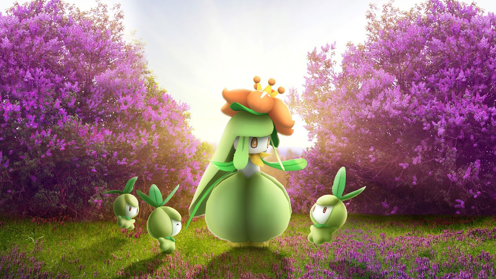 Un conte de fée avec Chlorobule chromatique pendant l'événement Verdure Scintillante dans Pokémon GO!