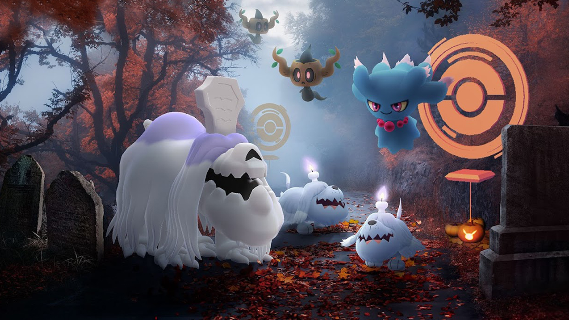 Célébrez Halloween avec la sortie de Toutombe et Brocélôme chromatique dans la première partie de l'événement Pokémon GO Halloween 2023!