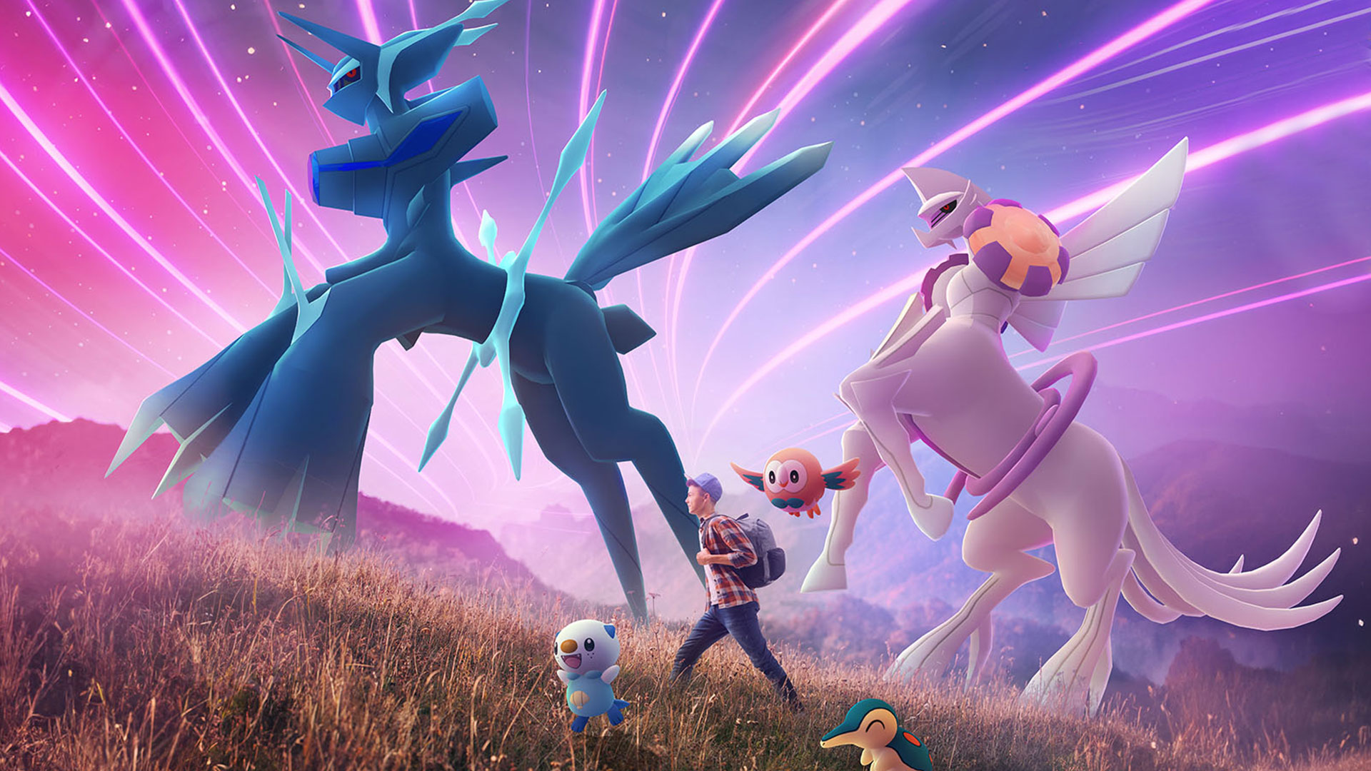 Palkia et Dialga formes Originelles apportent les puissants Effets Aventure