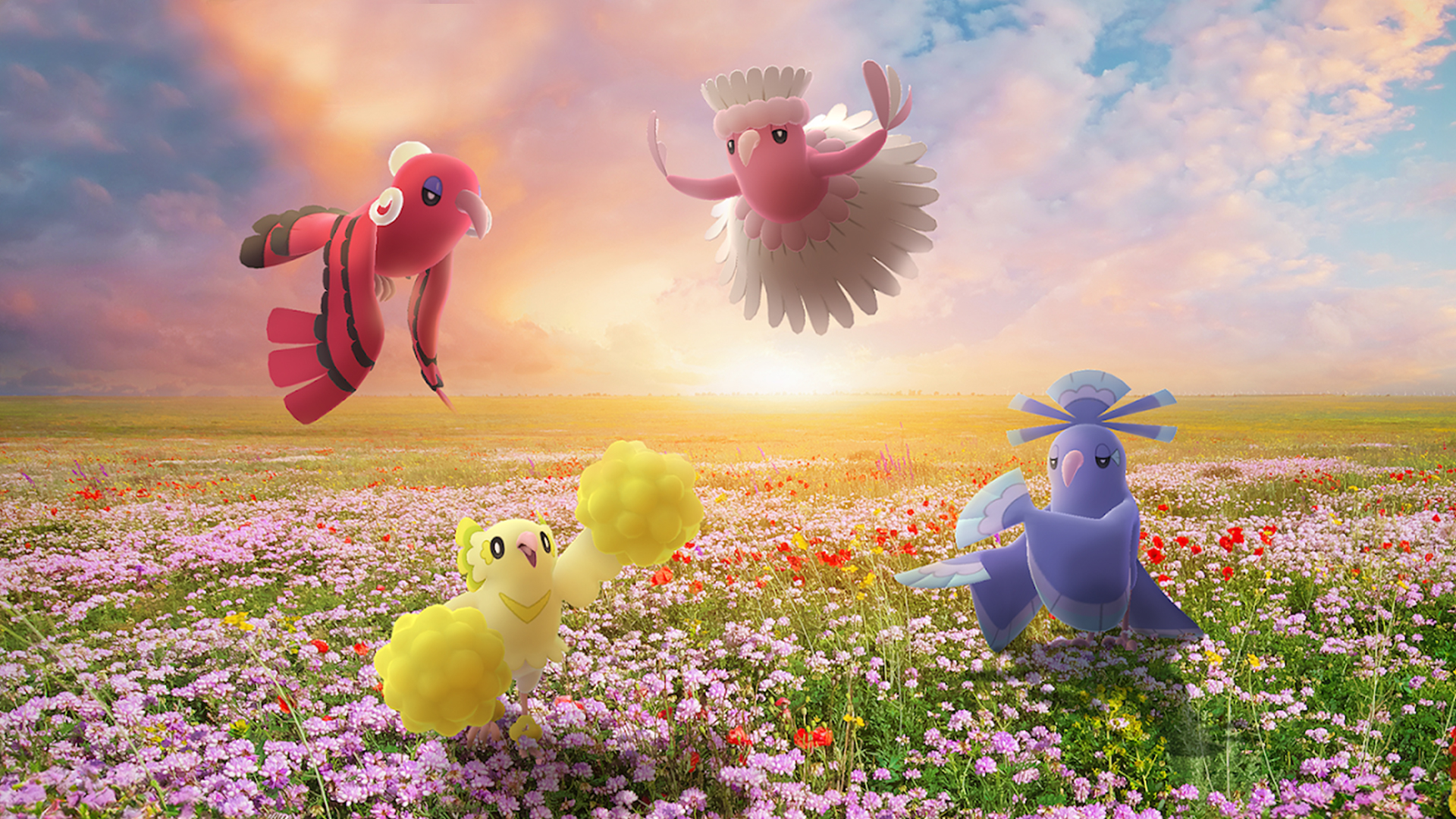 Plumeline chromatique s'invite pendant le Carnaval de l'amour 2024 sur Pokémon GO