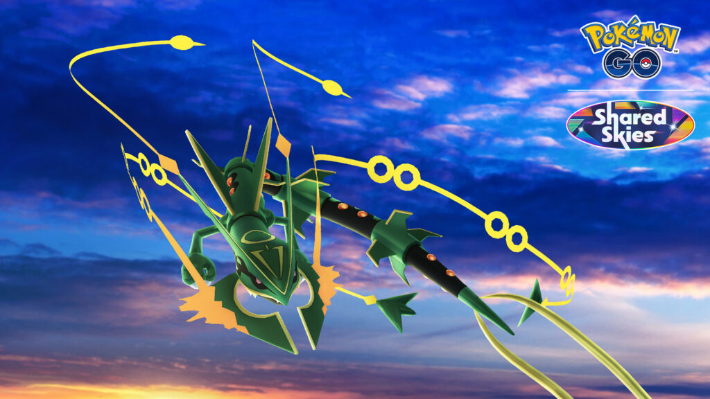 Méga-Rayquaza revient dans les cieux pour une nouvelle journée de Raids d'élite dans Pokémon GO!