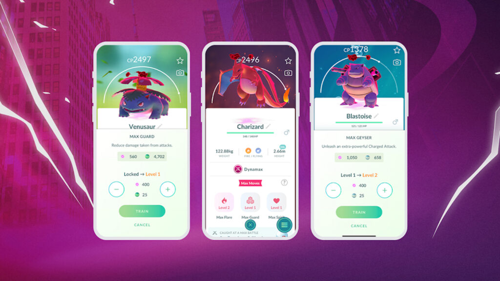 Guide du Dynamax, des Combats Max, des Lieux de Puissance et des Particules Max dans Pokémon GO