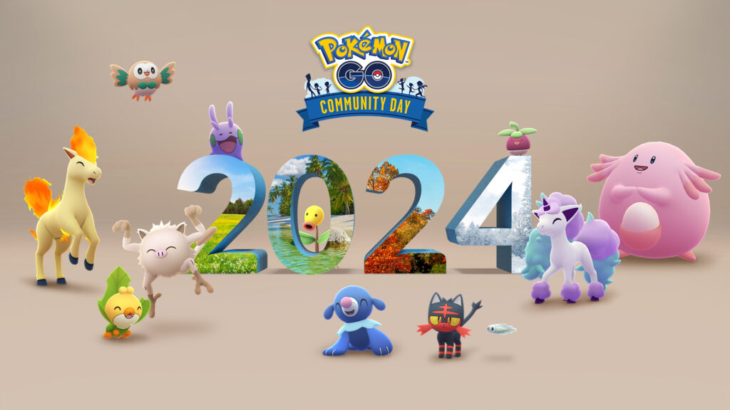 Retrouvez les Pokémon mis à l’honneur lors des Journées Communauté de 2024 dans le Community Day All Stars de décembre sur Pokémon GO !