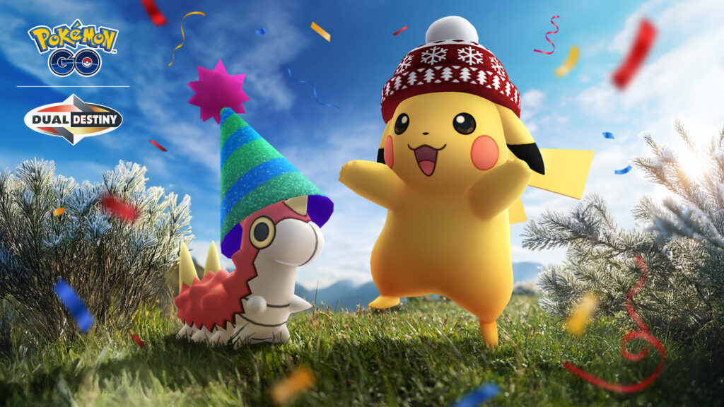Célébrez le Nouvel An 2025 avec un événement de Pokémon festifs dans Pokémon GO !