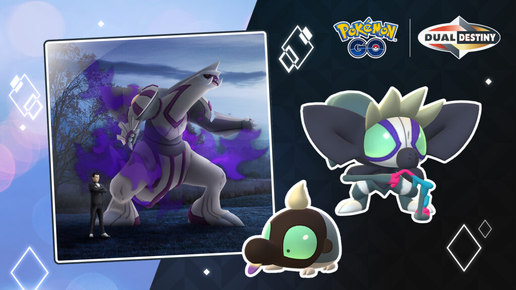 Gribouraigne, Tag-Tag et Palkia obscur s'installent dans Pokémon GO pendant l'événement Fashion Week : Offensive !