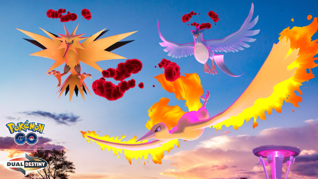 Artikodin Dynamax, Électhor Dynamax et Sulfura Dynamax arrivent dans Pokémon GO avec des Lundis Max spéciaux pendant le Vol légendaire !