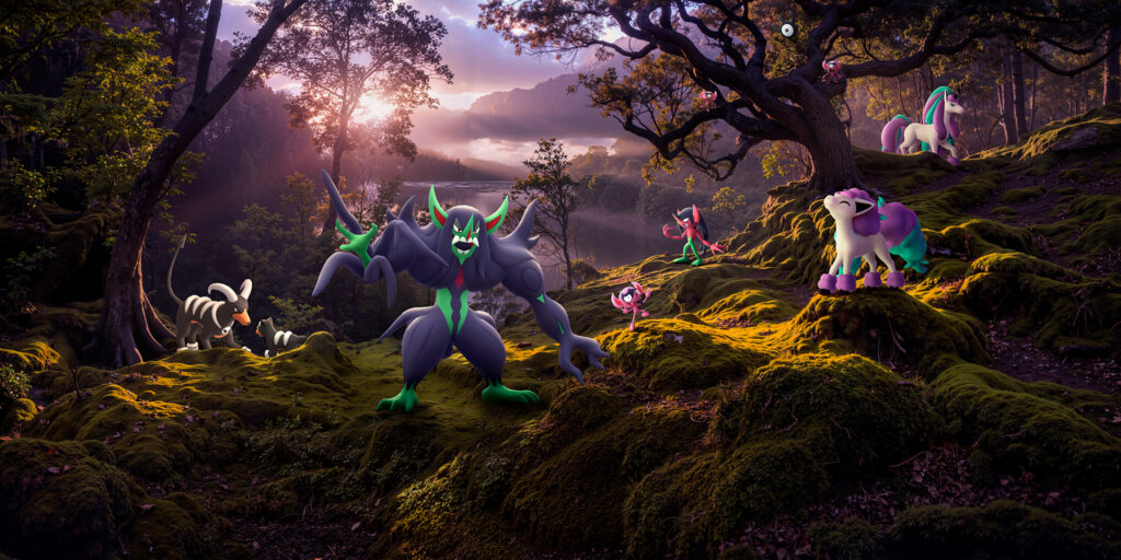Angoliath, Bibichut chromatique et de nouveaux Légendaires obscurs arrivent dans les Terres Sauvages 2025 sur Pokémon GO !