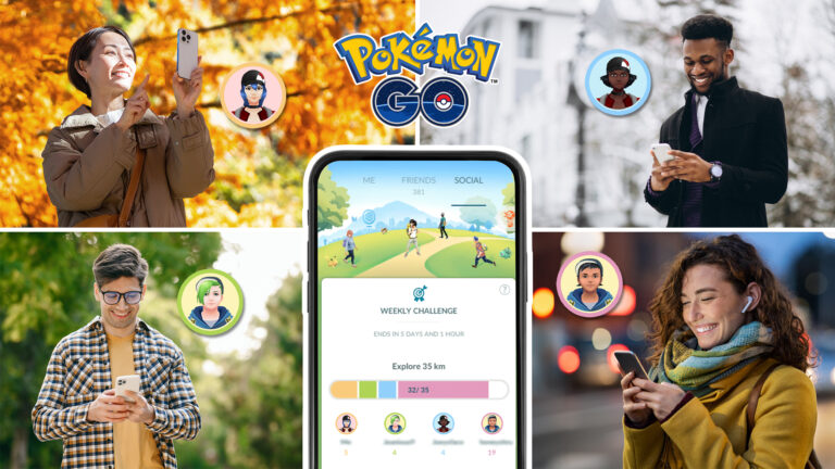 Les défis hebdomadaires arrivent dans Pokémon GO, faites équipe avec vos amis !
