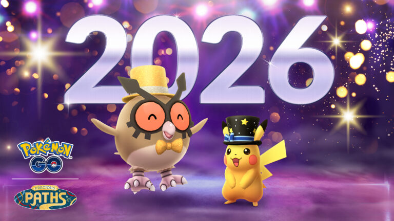 Commencez bien la nouvelle année avec l'événement Nouvel An 2026 dans Pokémon GO !