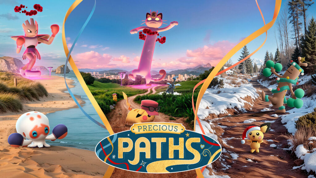 De nouveau Pokémon Max, des Pokémon de fêtes et une Master Ball arrivent dans Pokémon GO pour la saison Parcours précieux !