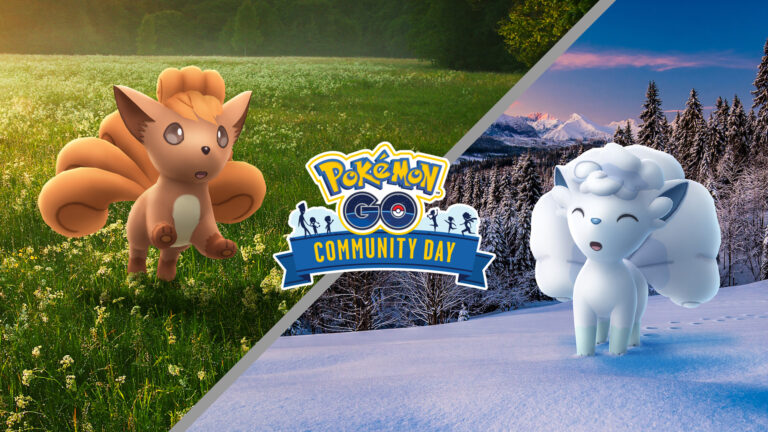 Goupix et sa forme Alola sont les vedettes du Community Day de février sur Pokémon GO !