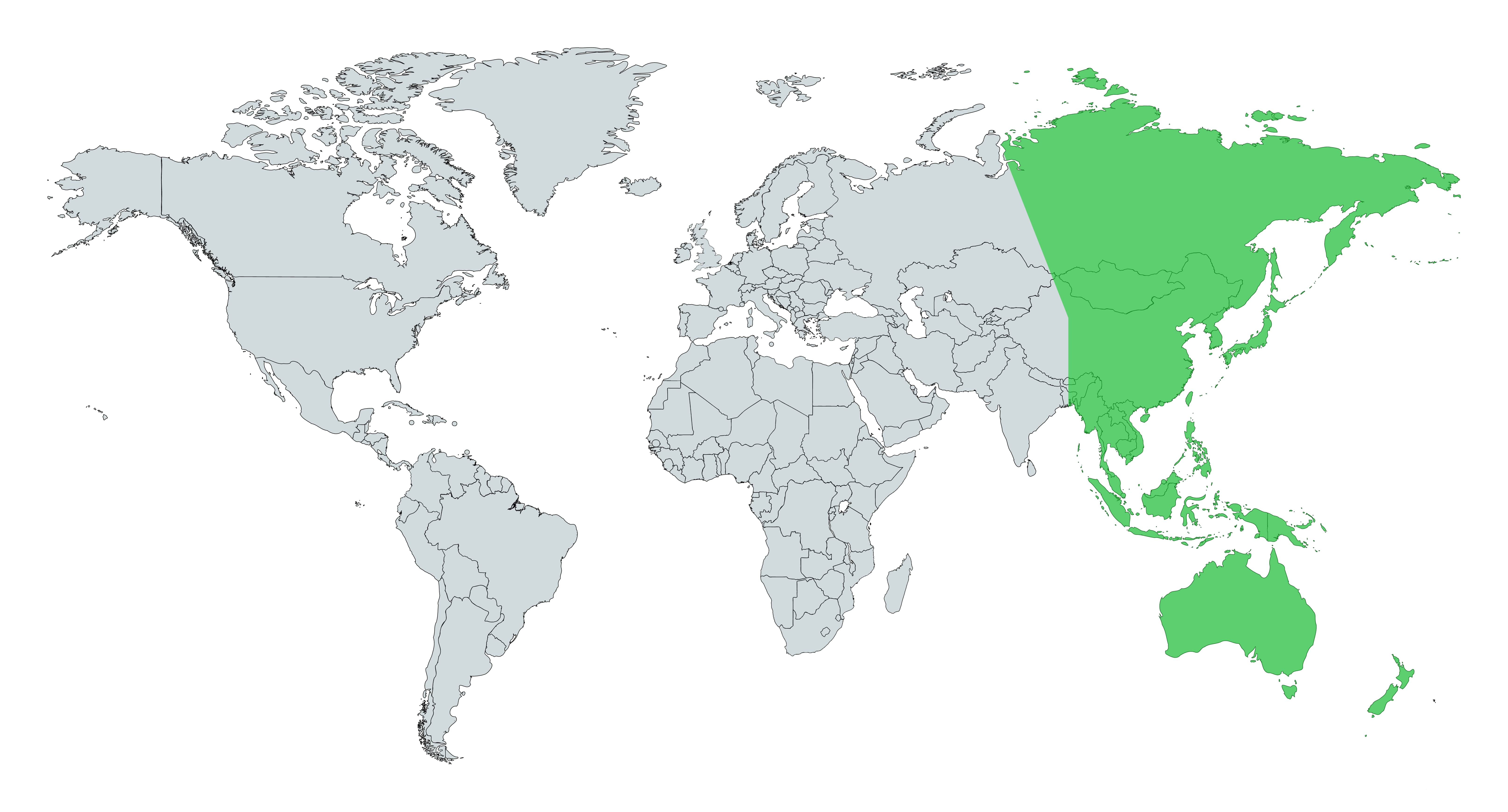 Carte de répartition de Feuillajou Pokémon GO