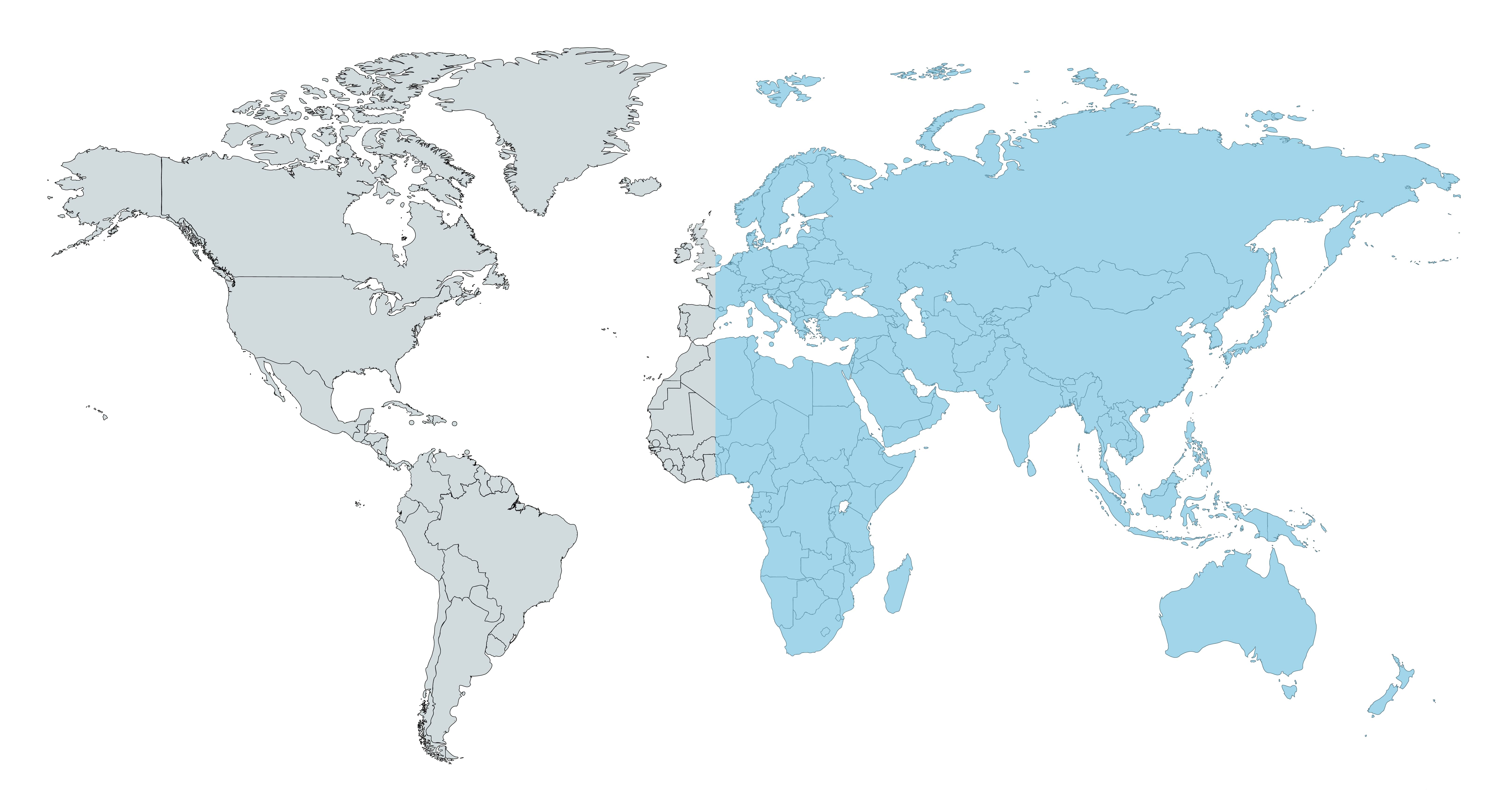 Carte de répartition de Sancoki Bleu Pokémon GO