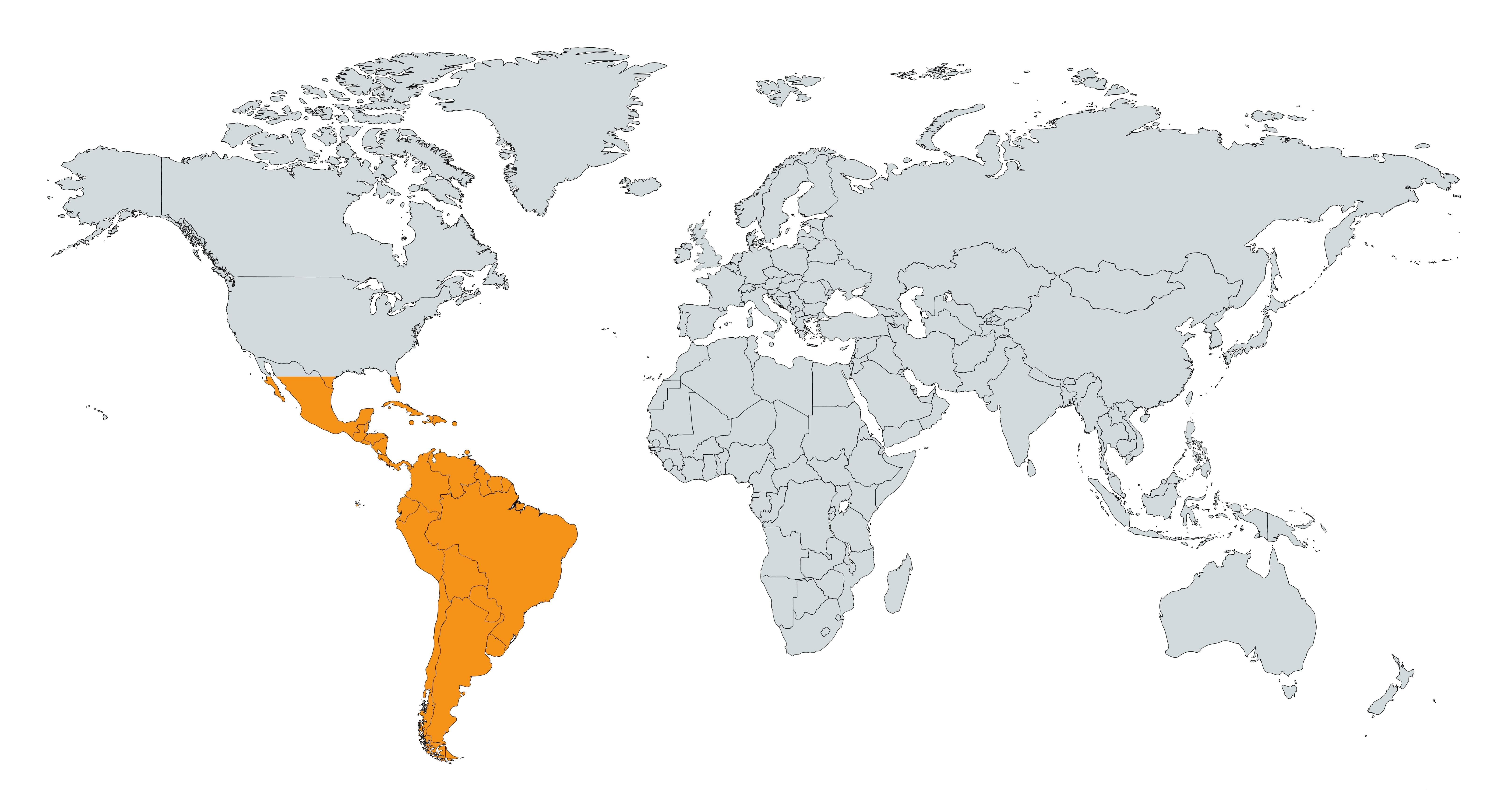 Carte de répartition de Scarhino Pokémon GO