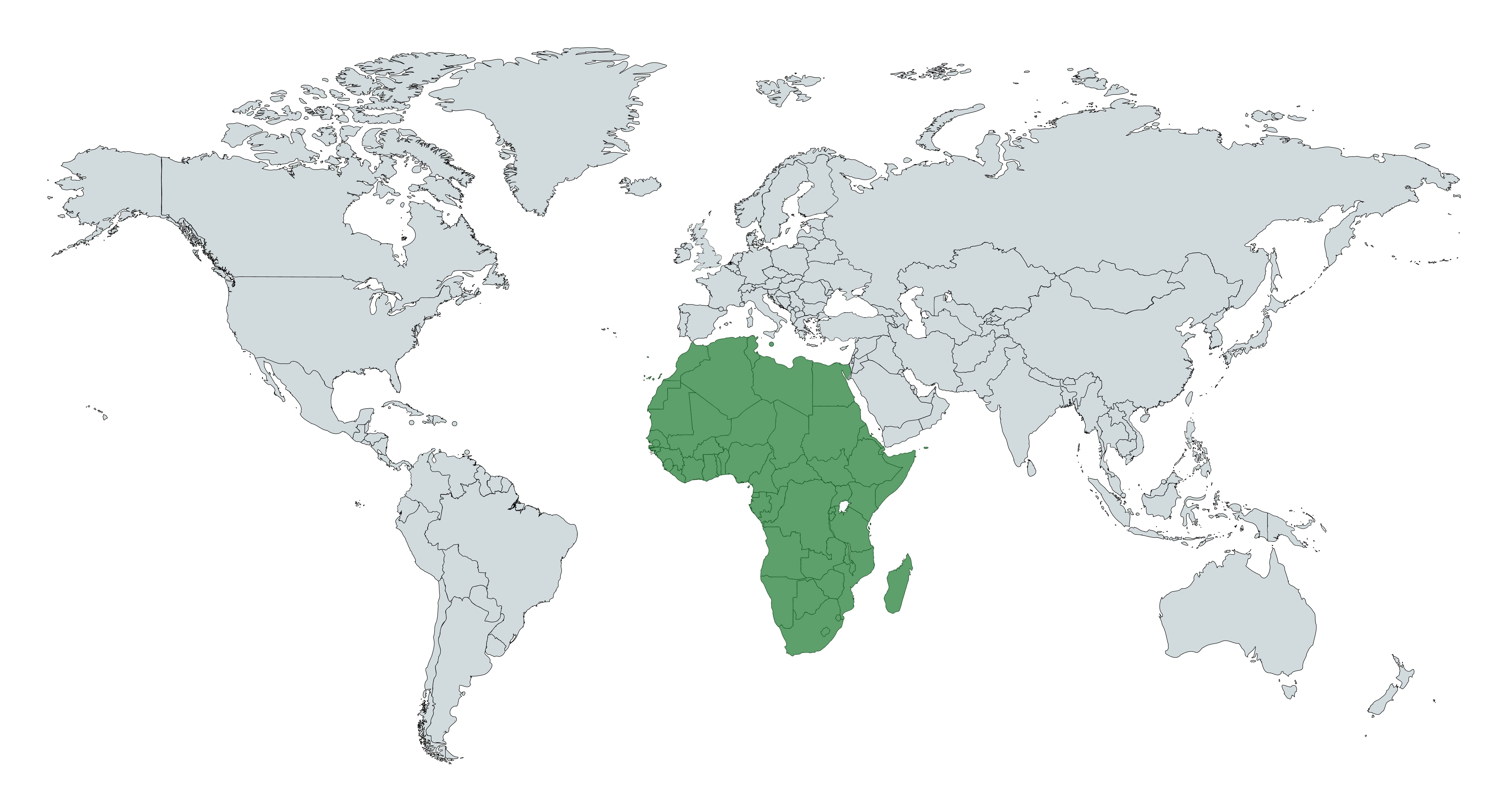 Carte de répartition de Tropius Pokémon GO