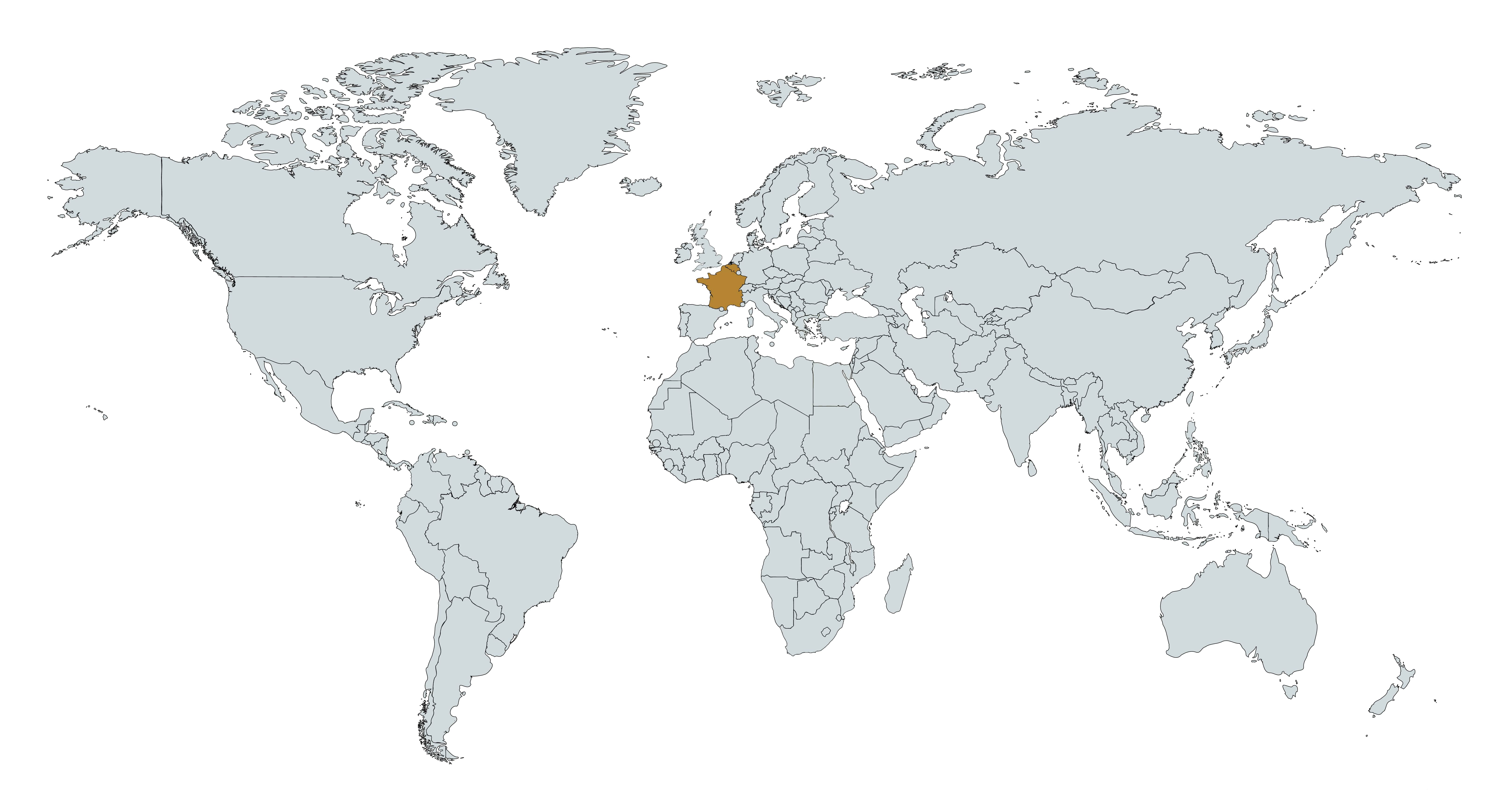 Carte de répartition de Trousselin Pokémon GO